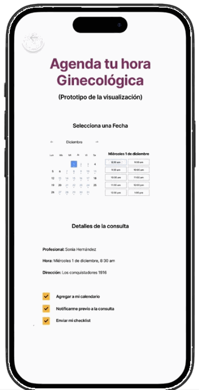 Ginea · reserva de hora